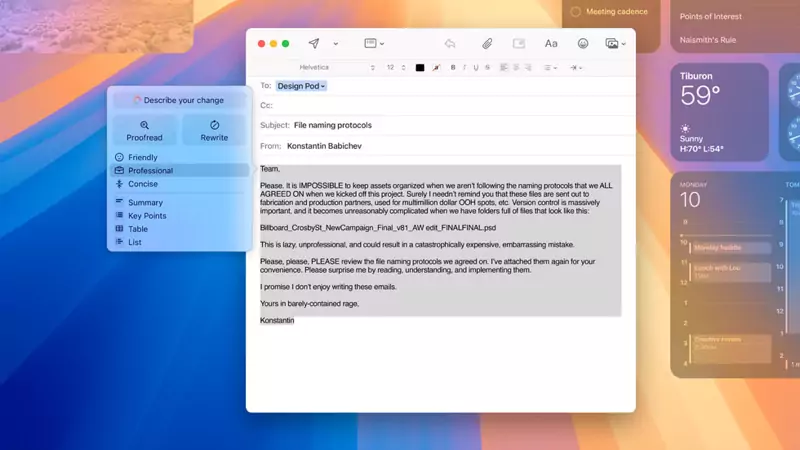 Tecnología avanzada de Apple AI Intelligence en macOS: Integración de chatGPT en el sistema operativo Sequoia