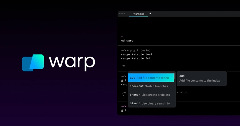 Warp la terminal para macOS con Inteligencia artificial
