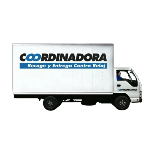 Camión de Coordinadora entregando MacBook en toda Colombia con pago contra entrega